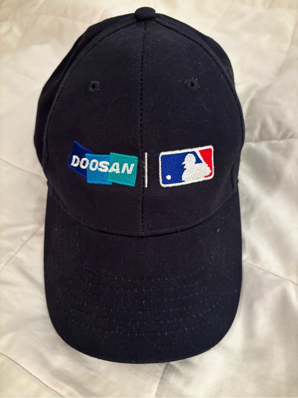 MLB Doosan Black MLB Embroidered Baseball Cap NEW